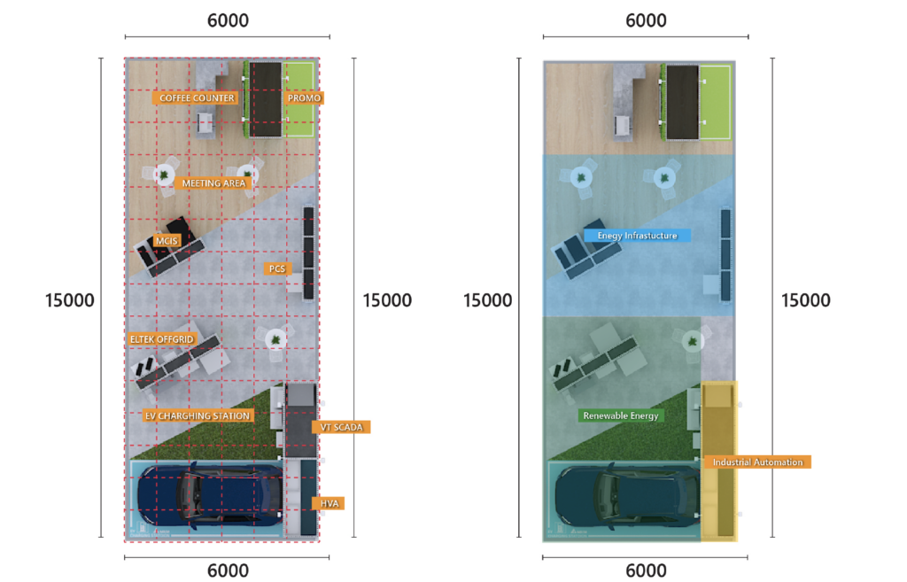 Custom stand Design Floorplan